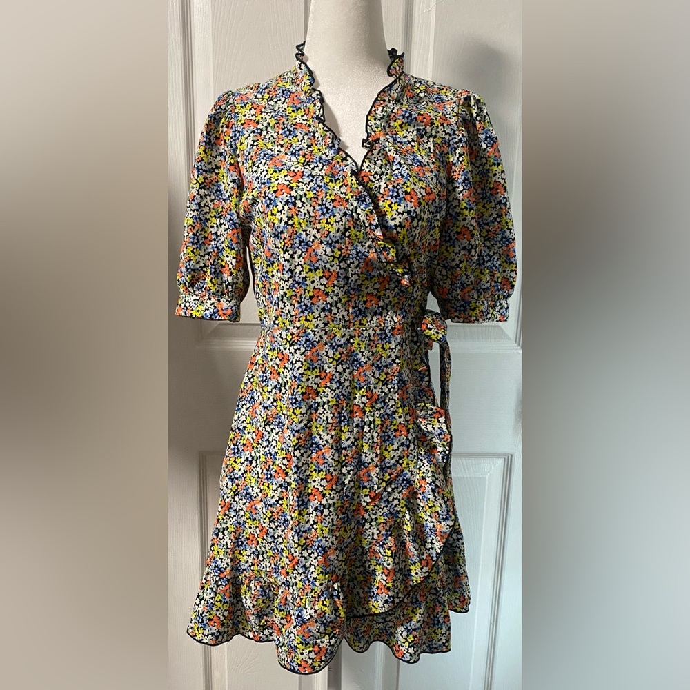 Topshop Multicolor Floral Mini Dress